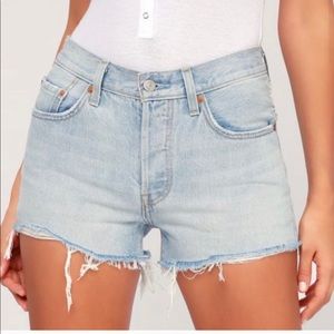 501 Levi’s cut off shorts 30 womens
